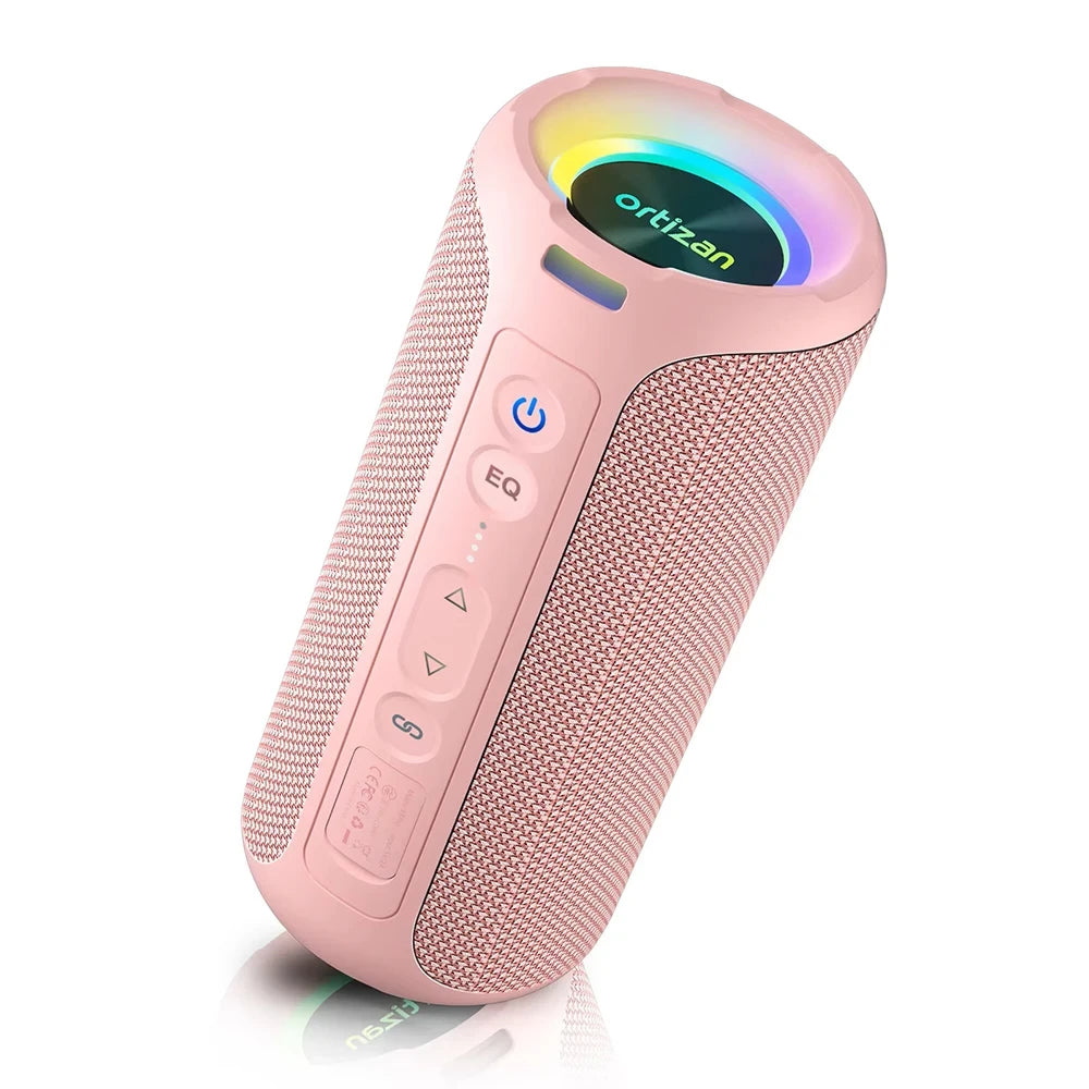 Ortizan 40W Waterproof Bluetooth Speaker – 30-Hour Battery & Deep Bass