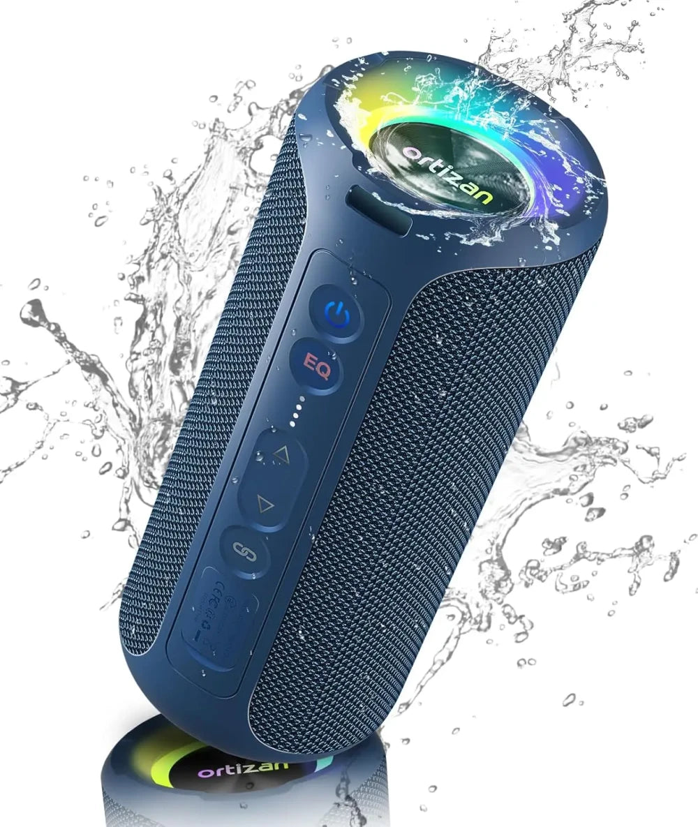 Ortizan 40W Waterproof Bluetooth Speaker – 30-Hour Battery & Deep Bass