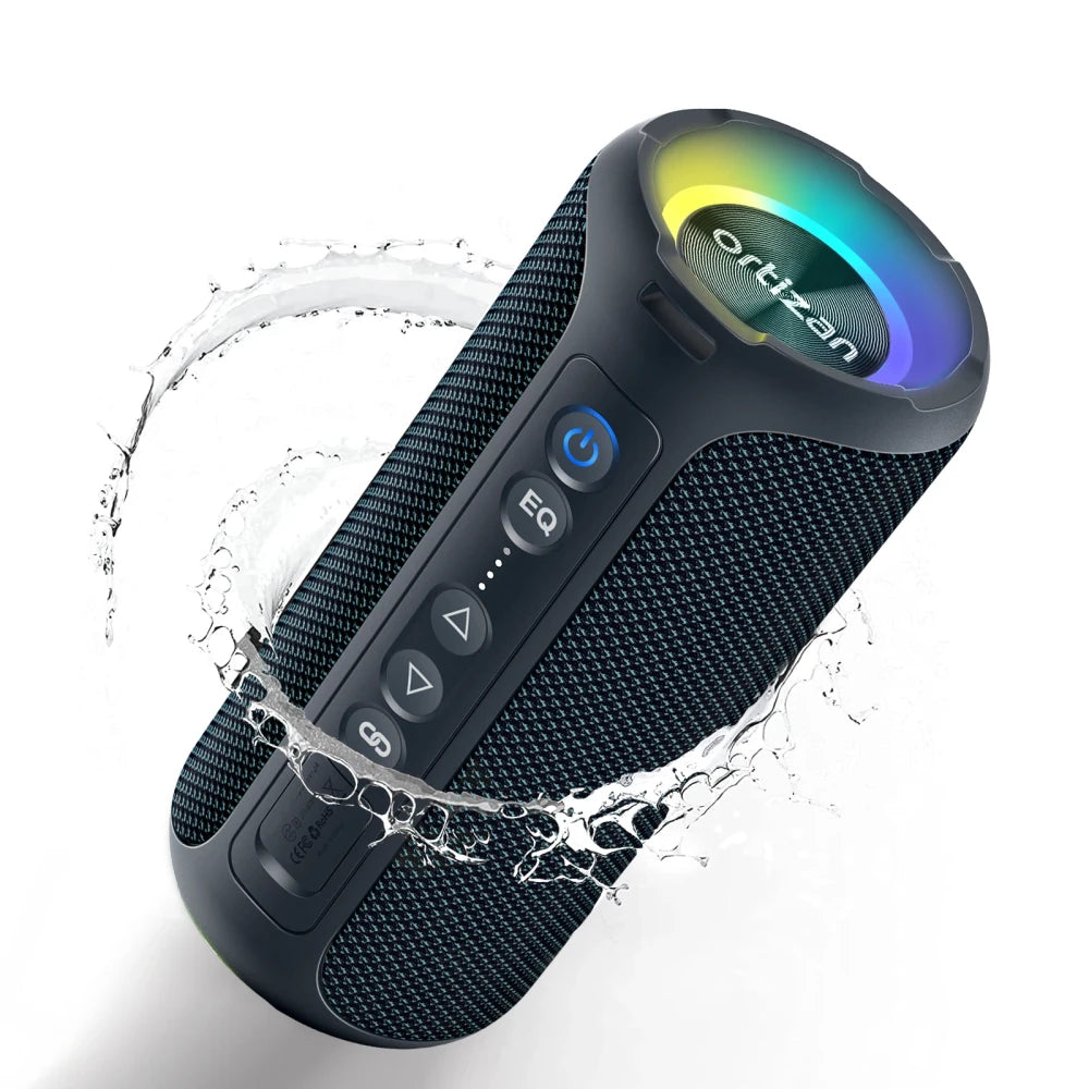 Ortizan 40W Waterproof Bluetooth Speaker – 30-Hour Battery & Deep Bass